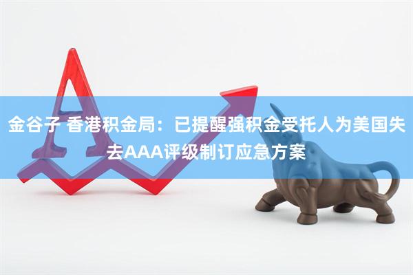 金谷子 香港积金局：已提醒强积金受托人为美国失去AAA评级制订应急方案