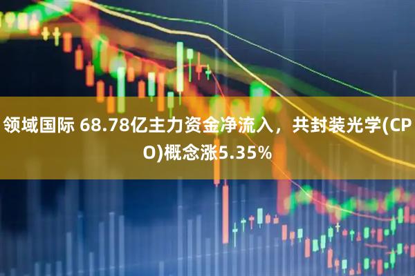 领域国际 68.78亿主力资金净流入，共封装光学(CPO)概念涨5.35%